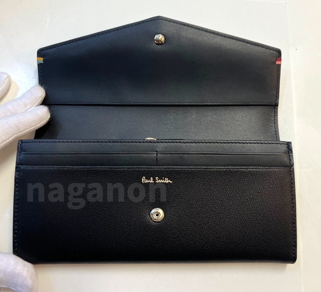 Paul Smith】大人気！ハイライトステッチ 長財布 (Paul Smith/長財布