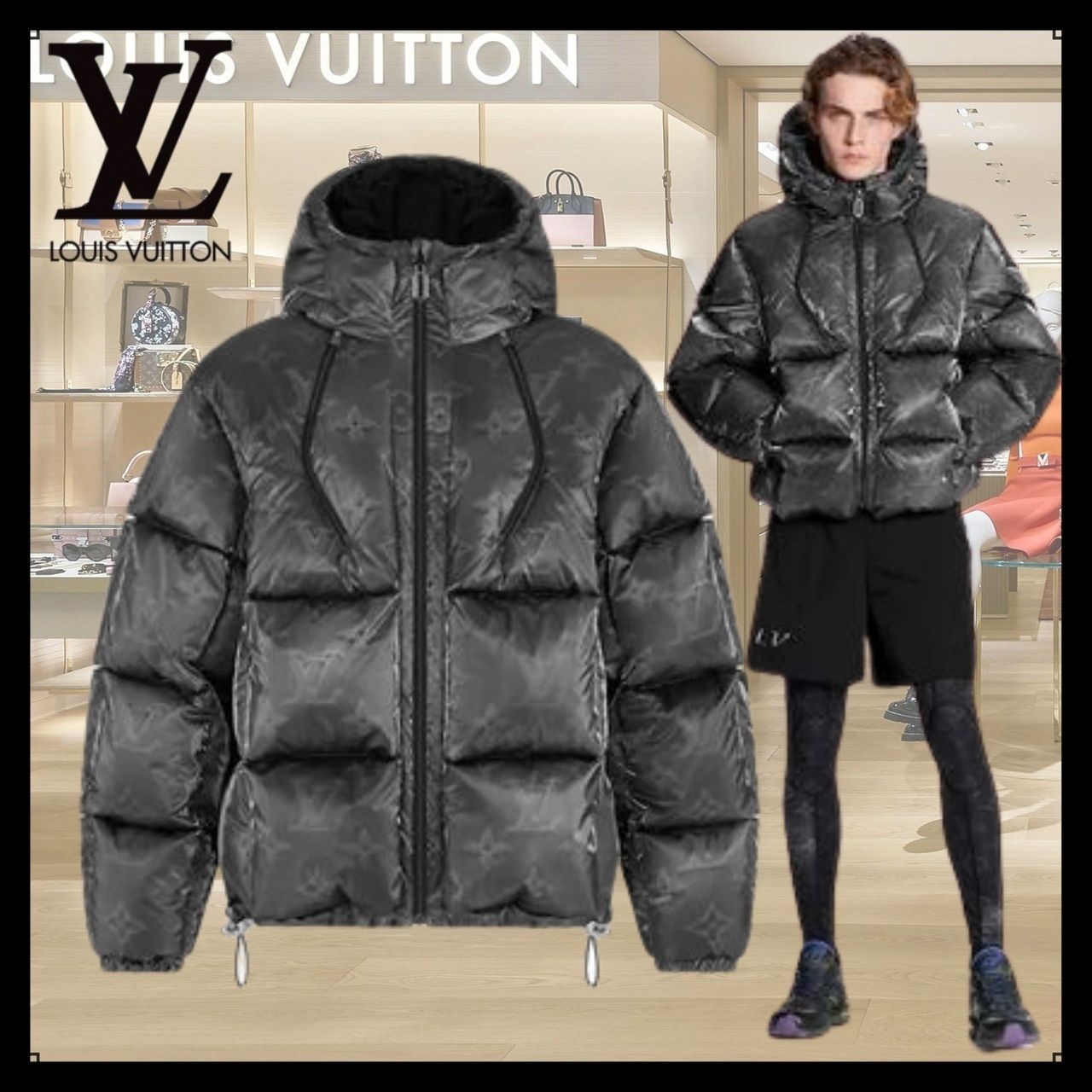 厳しい寒さも乗り切れる☆】 Louis Vuitton ダウンジャケット (Louis