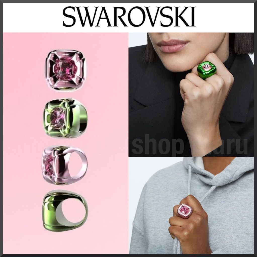SWAROVSKI◇Dulcis cocktail ring◇輝く カクテルリング 2色