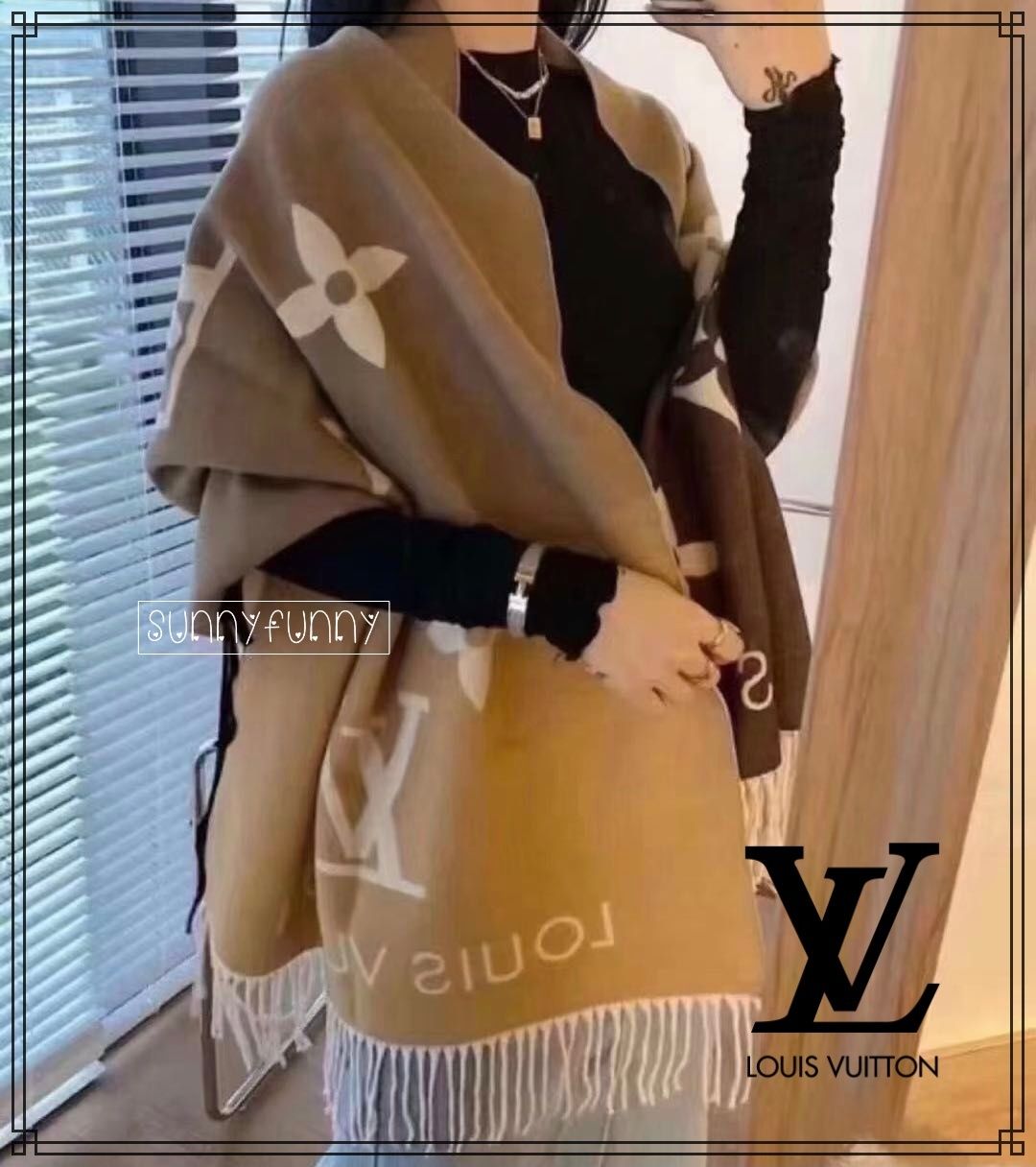 人気☆》Louis Vuittonレイキャビック グラディエントマフラー (Louis
