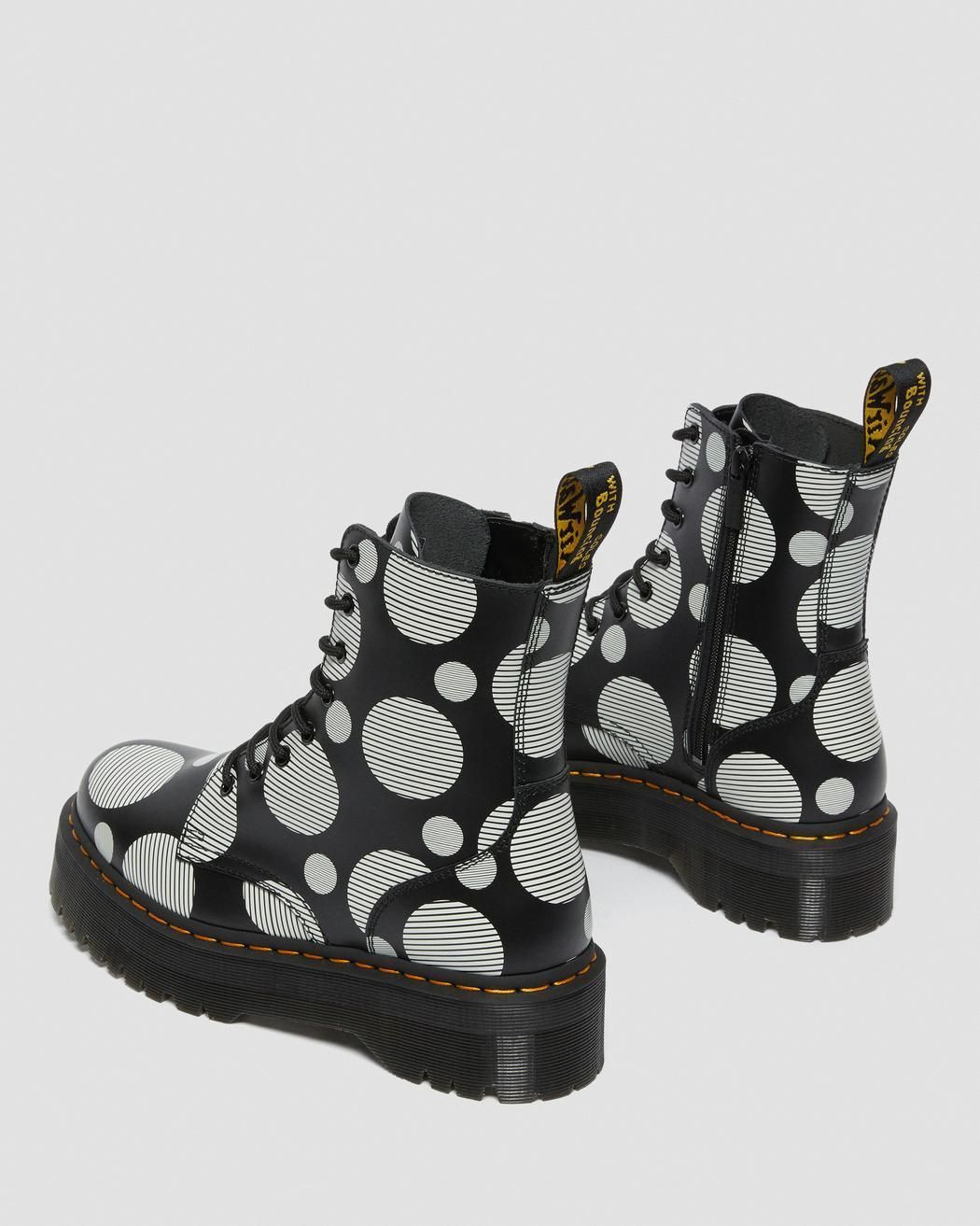 Dr. Martens◇JADON POLKA DOT◇ジェイドン ドット柄 厚底ブーツ (Dr