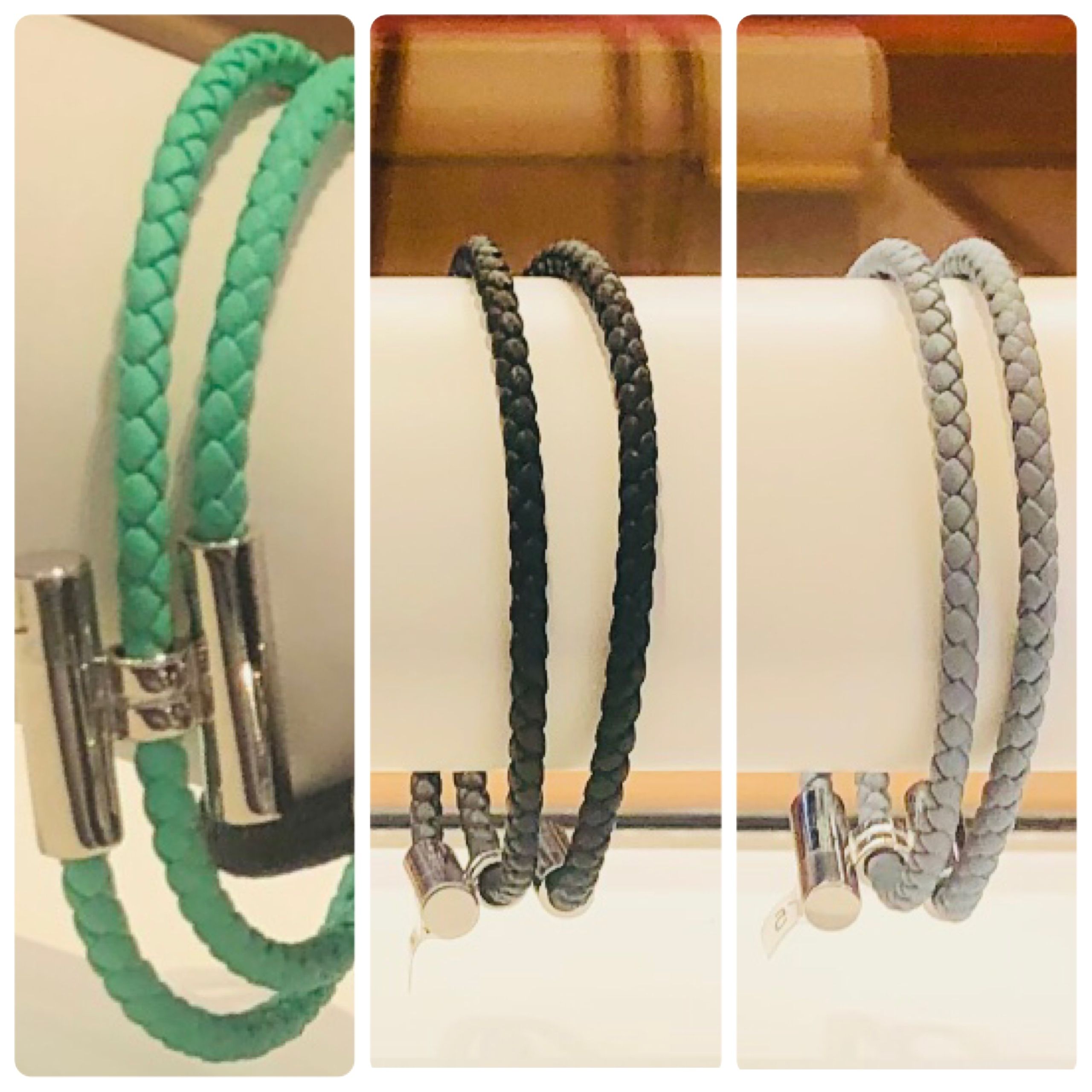 6色展開【HERMES】レザーブレスレット《トゥルニ》トレッセ♪ (HERMES