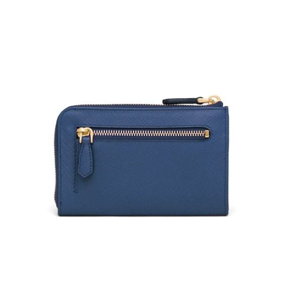 ☆PRADA☆ ファスナー付 サフィアーノレザー スモールキーケース