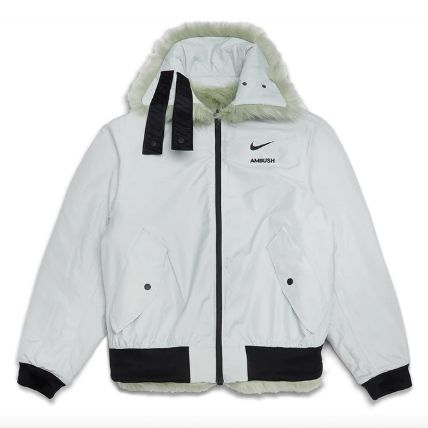 Nike×AMBUSH リバーシブル フェイクファーコート ジャケット (Nike