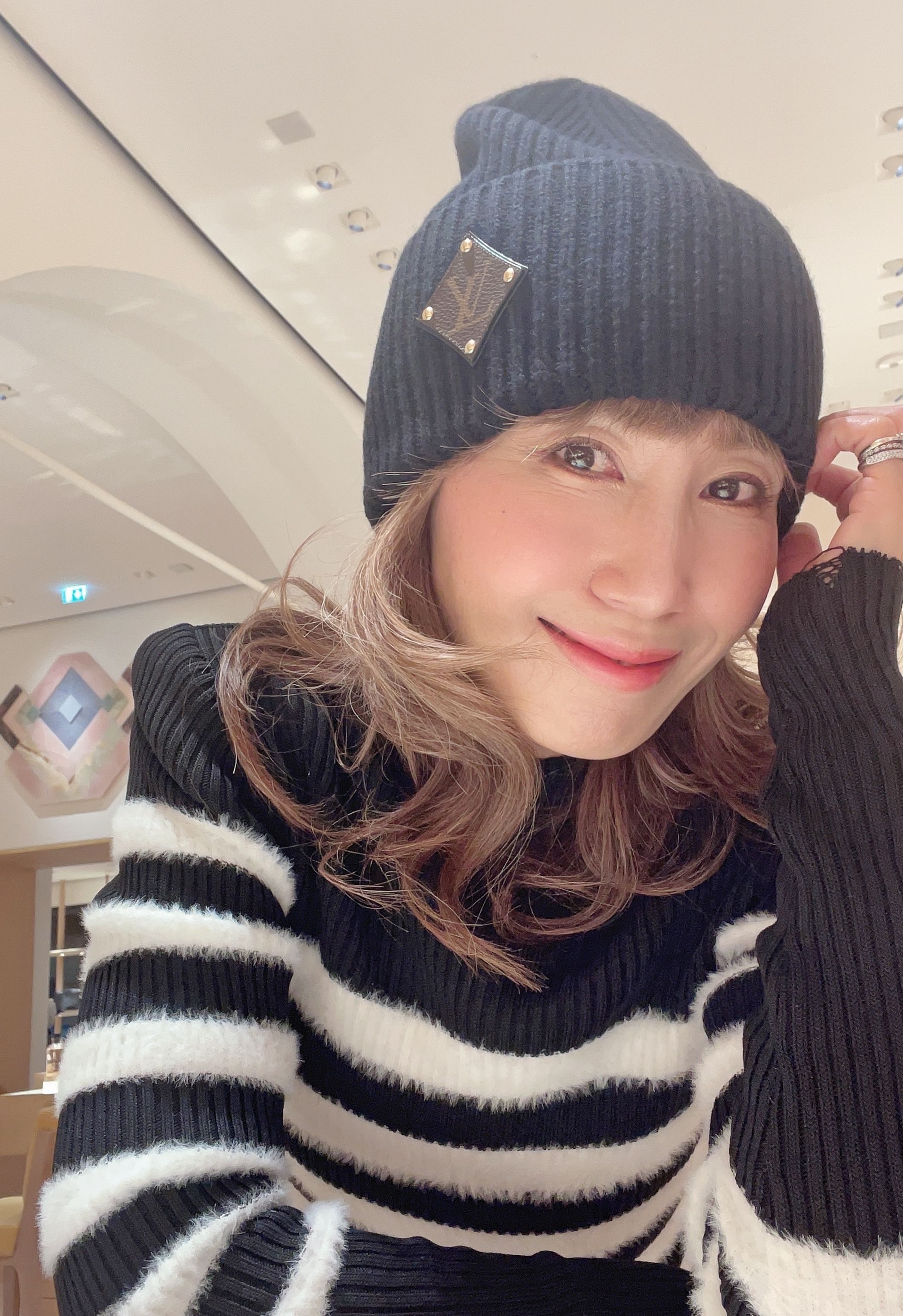 ルイヴィトン☆プレゼントに最適 ビーニー ウール帽子☆関税込み