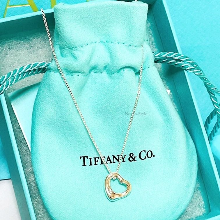 Tiffany ティファニー オープンハート ペンダント シルバー 11mm