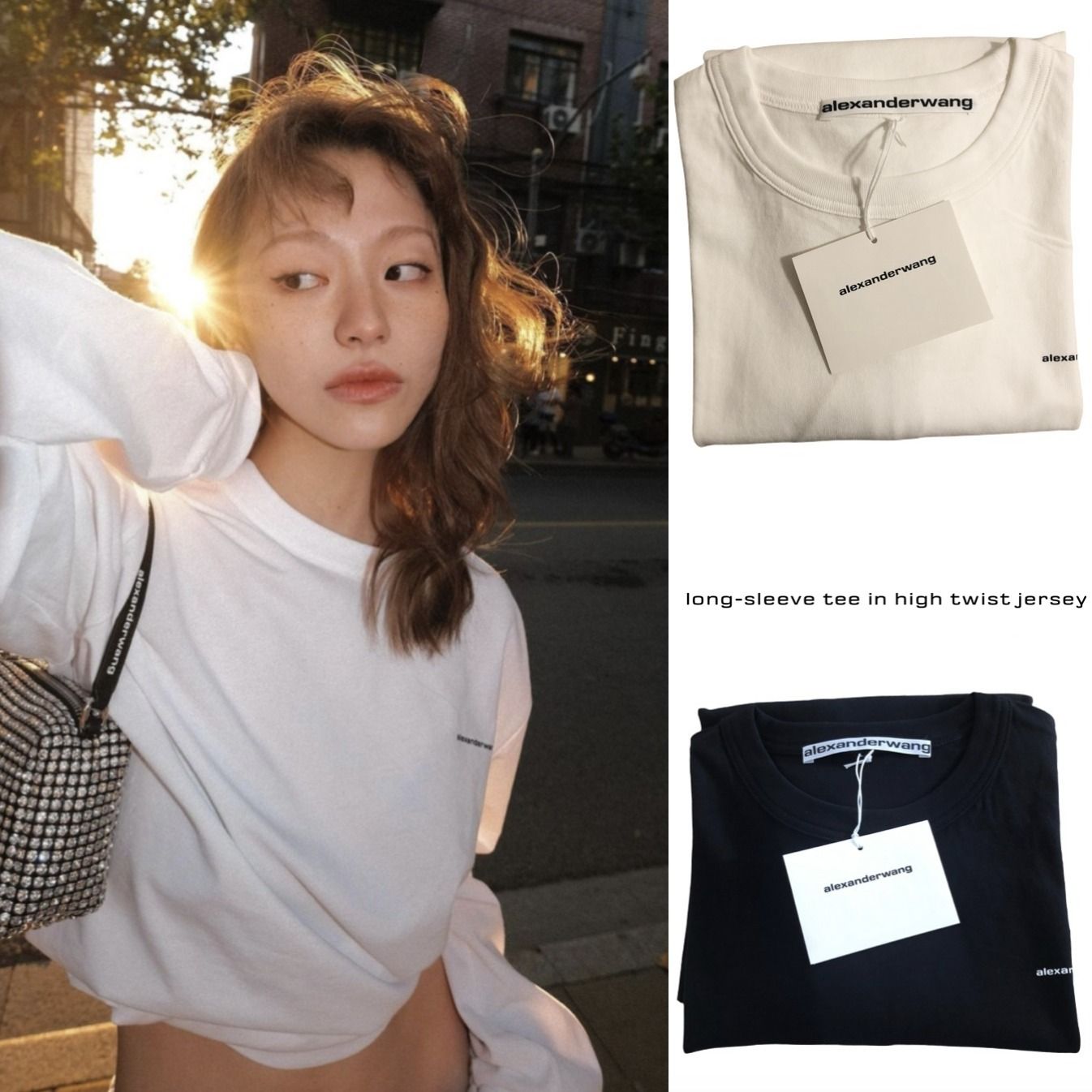 alexanderwang】high twist ロングスリーブ Tシャツ unisex (Alexander