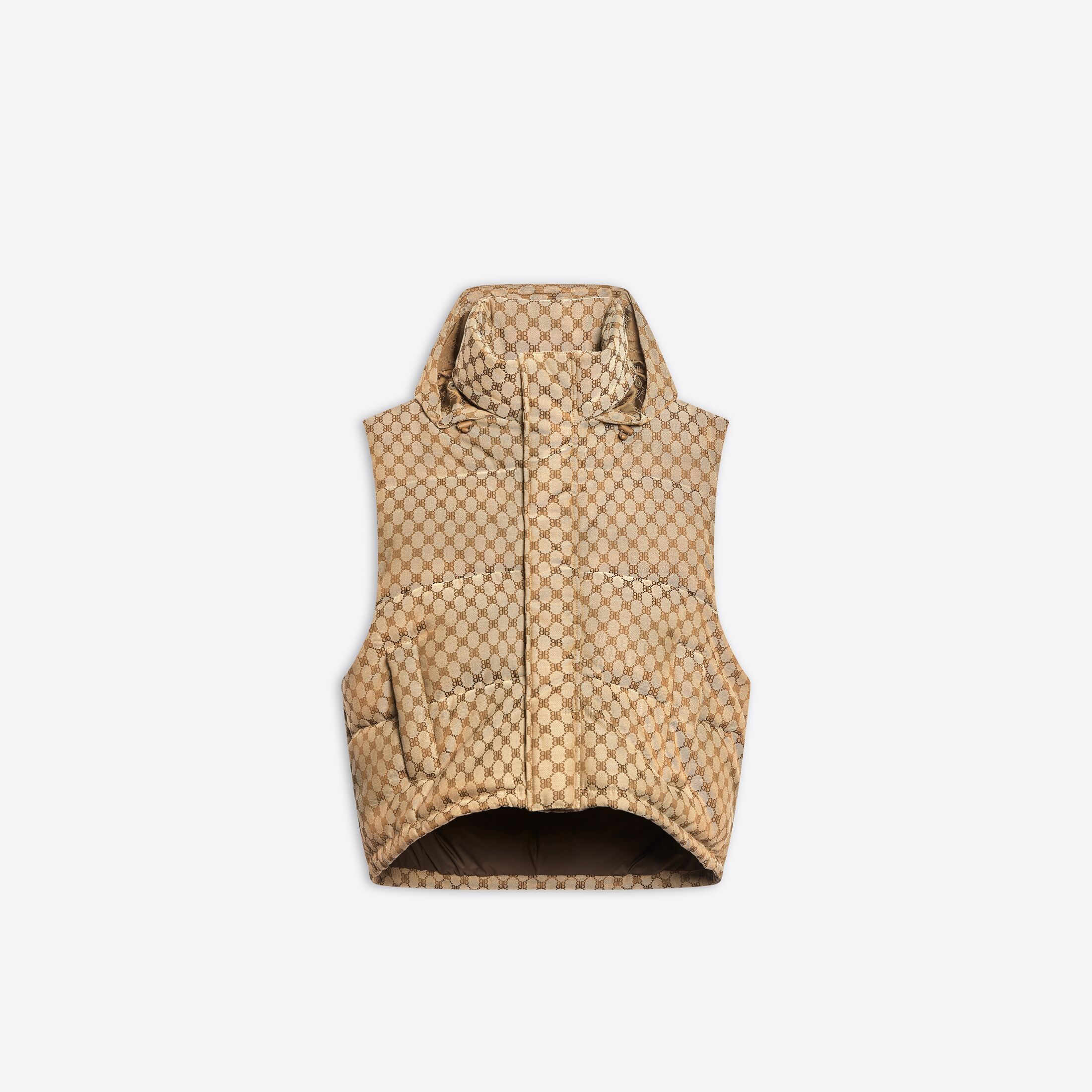 Gucci Balenciaga The Hacker Project BB Cocoon Puffer Vest (GUCCI