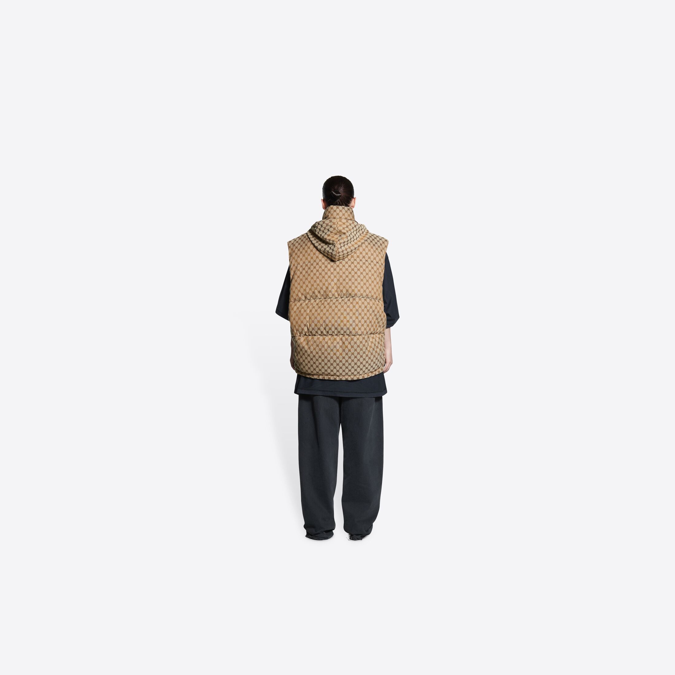 Gucci Balenciaga The Hacker Project BB Cocoon Puffer Vest (GUCCI