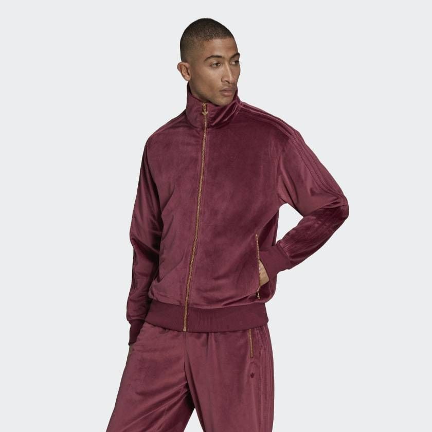 adidas ベロア生地 アディカラー トラックジャケット US規格 (adidas