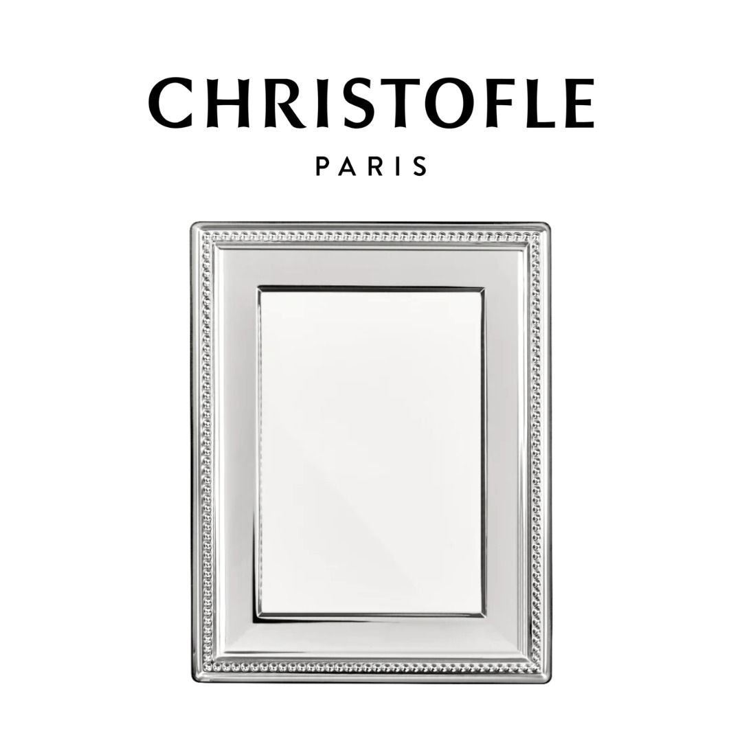 訳ありChristofle クリストフル フォトフレーム 写真立て パール