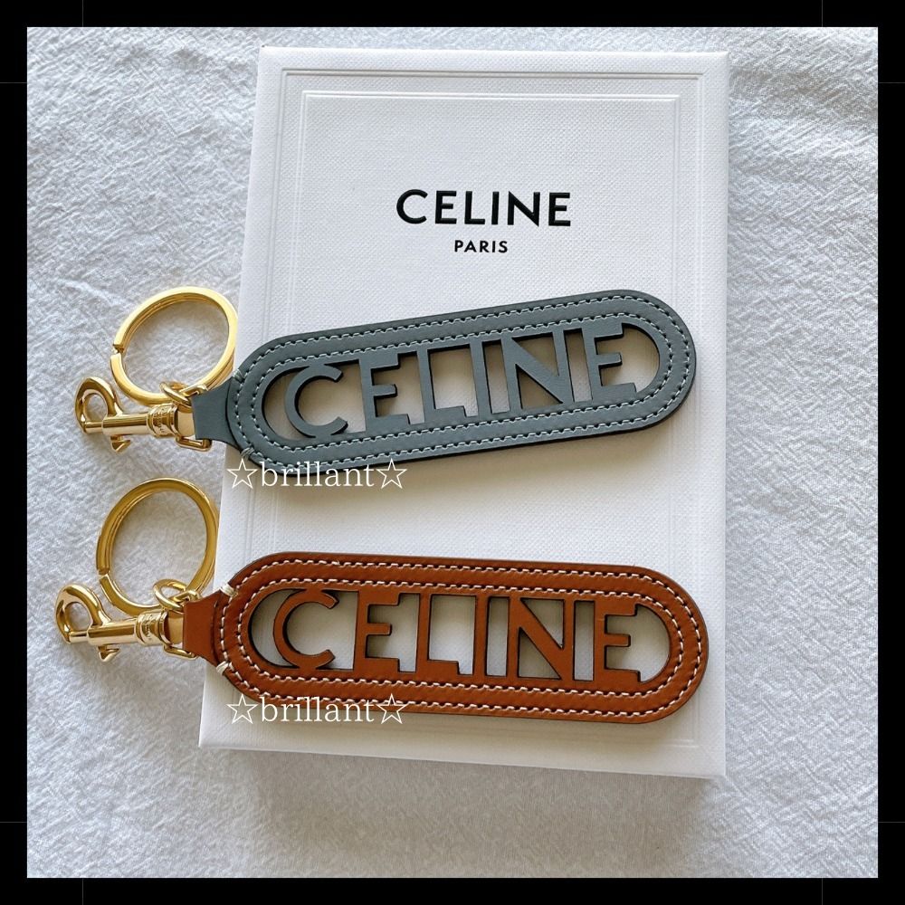☆ギフトに最適☆】CELINE パンキング キーリング チャーム (CELINE