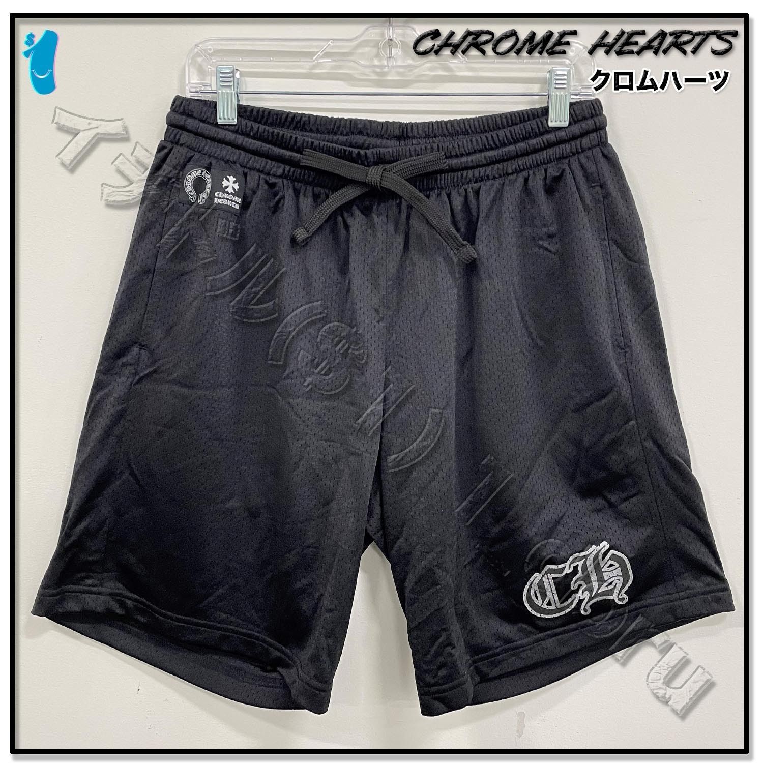CHROME HEARTS+ MESH VARSITY SHORTS CH メッシュ パンツ (CHROME