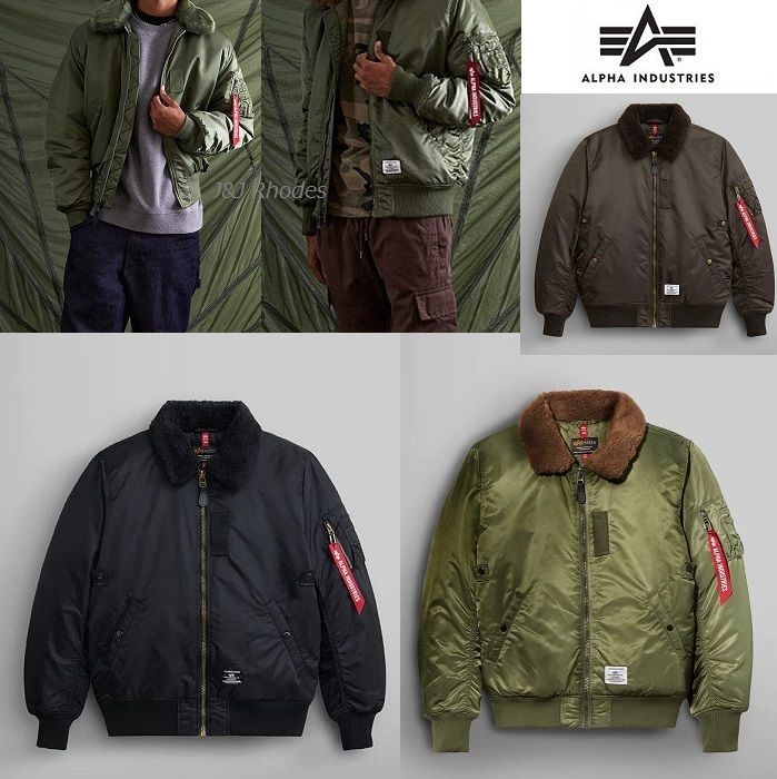 国内発送】☆Alpha Industries☆B-15 MOD ボンバージャケット (ALPHA