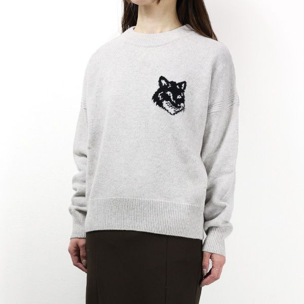 Maison Kitsune メゾンキツネ セーター ニット クルーネック (MAISON