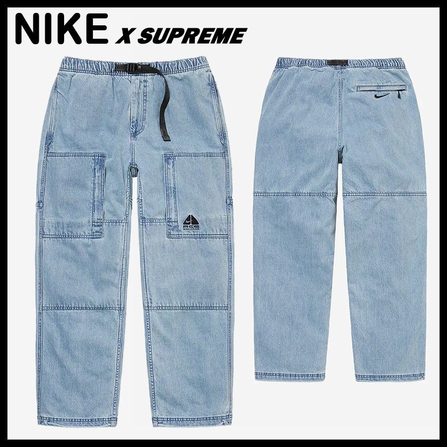 ☆NIKE x SUPREME☆コラボ☆ACG BELTED デニムパンツ☆追跡可 (Nike