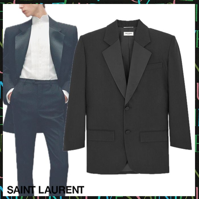 Saint Laurent《オーバーサイズ タキシードジャケット》DHL 直営