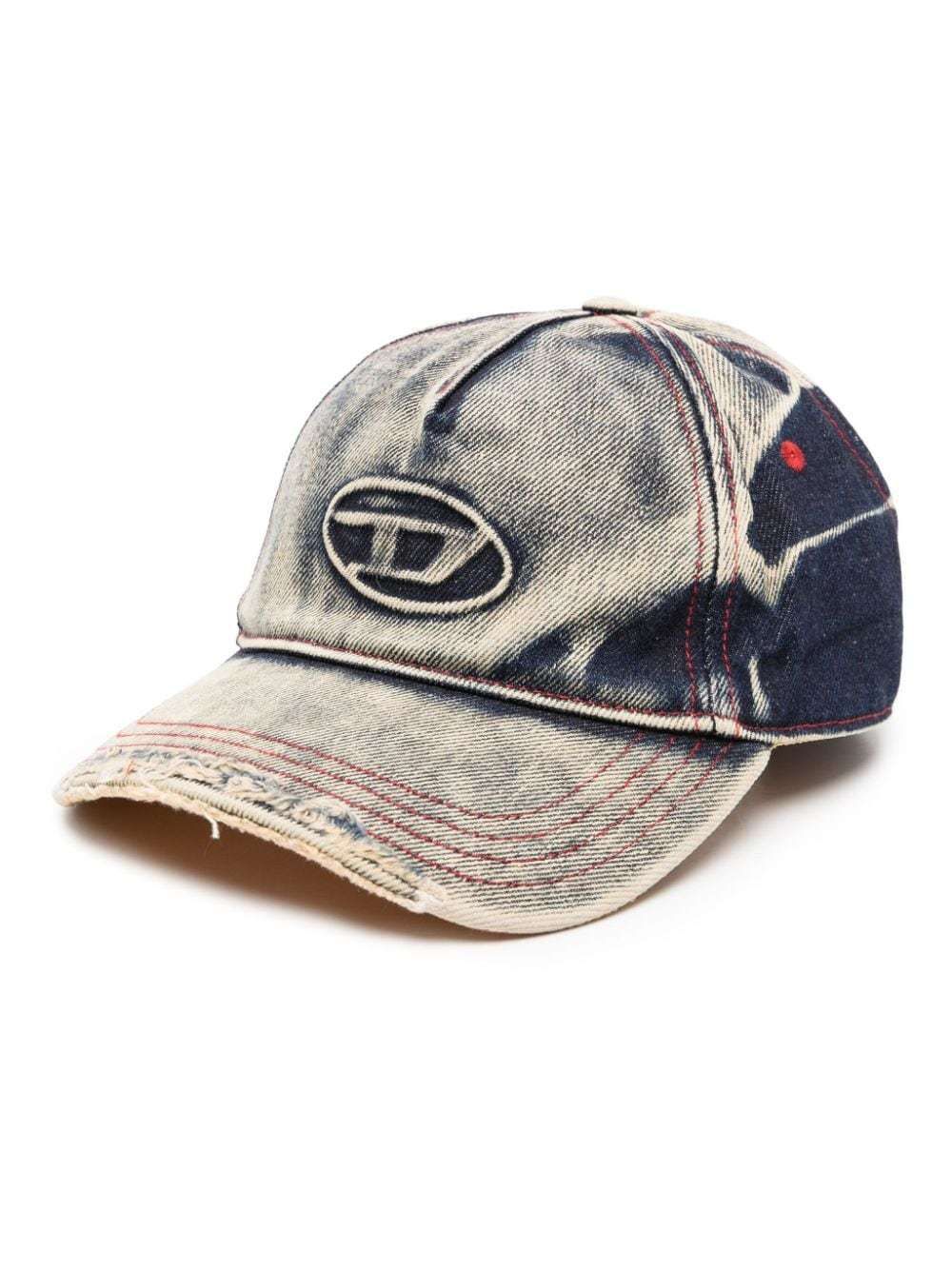 DIESEL】ロゴ ダメージ デニムキャップ（送料込み） (DIESEL/キャップ