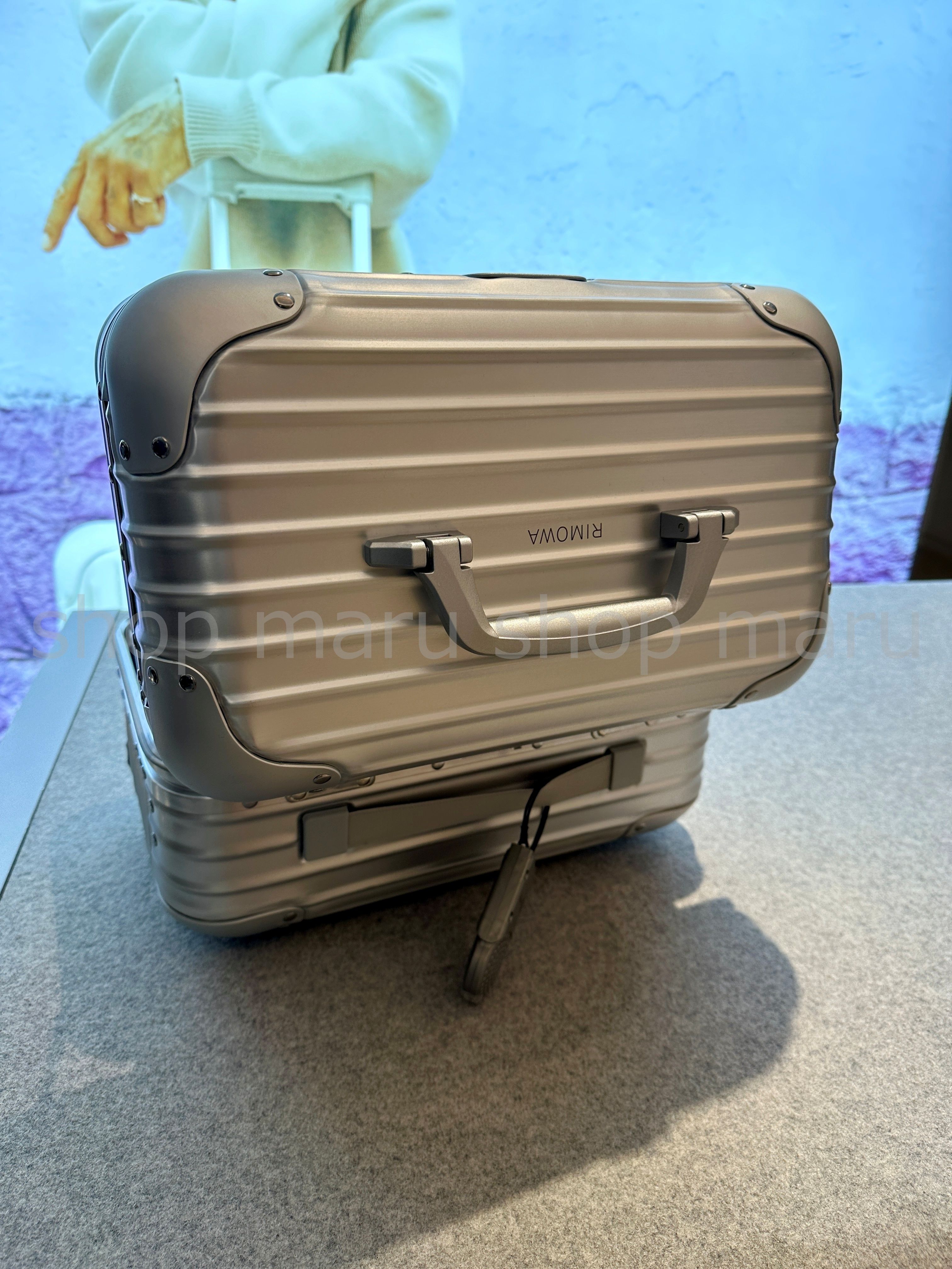 RIMOWA◇ORIGINAL ヴァニティ ケース◇アルミニウム シルバー (RIMOWA