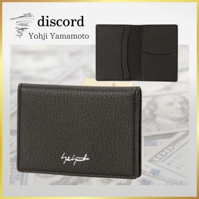 discord / Yohji Yamamoto ] 定番人気/シボ革カードホルダー (Yohji