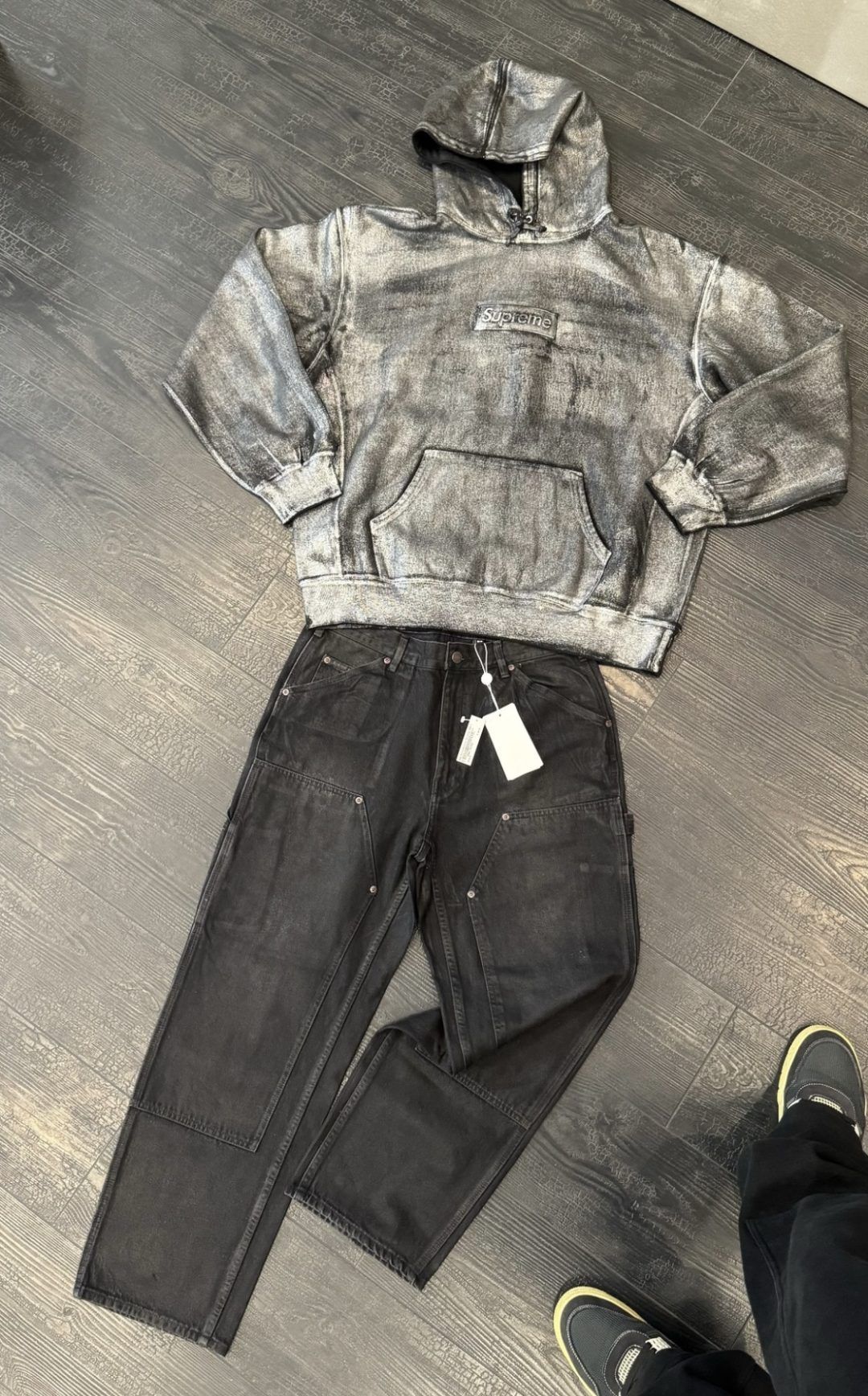 Supreme MM6 Maison Margiela Foil Double Knee Painter Pant (Supreme