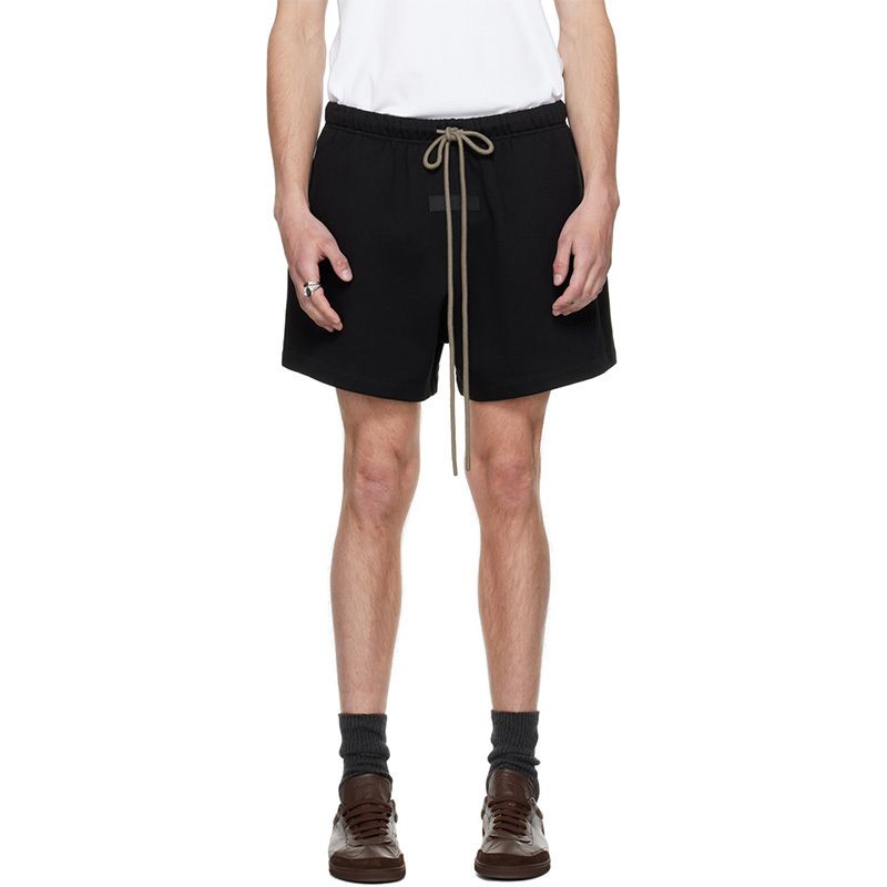エッセンシャルズ FOG Essentials ハーフパンツ ブラック ロゴ (FEAR