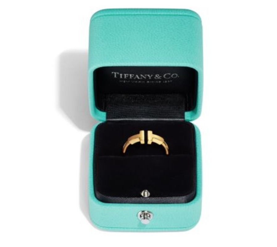 すぐ届く!◇Tiffany&Co ◇18K ティファニーT ワイヤー リング (Tiffany