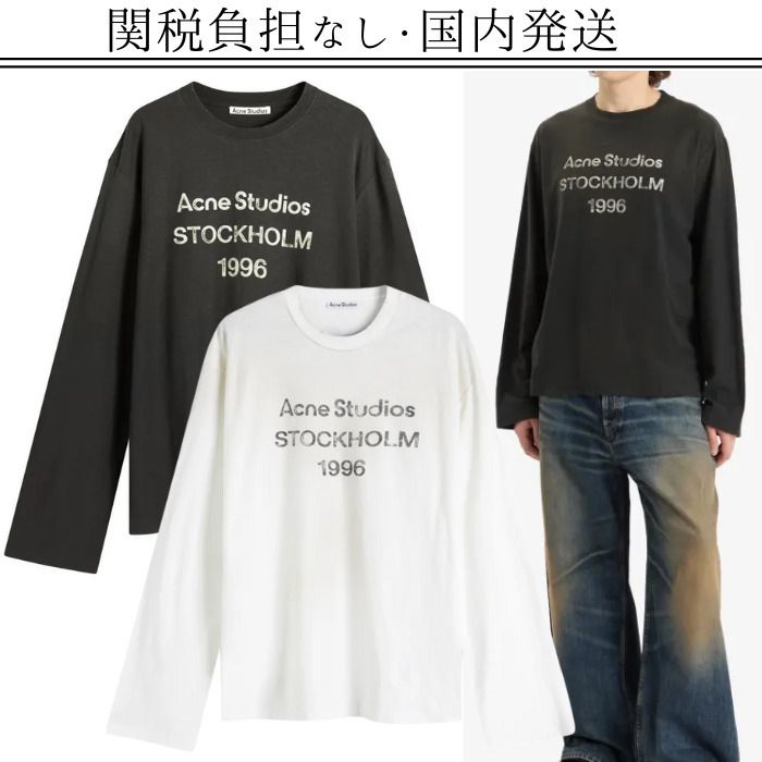 Acne Studios》STOCKHOLM ロゴ ロンT 長袖Tシャツ (Acne Studios/T