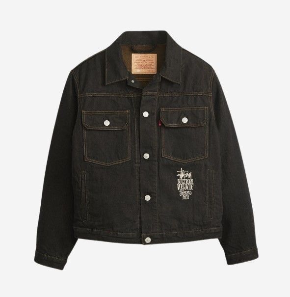 Stussy x Levi's Crispy Rinse Trucker Jacket スチューシー (STUSSY