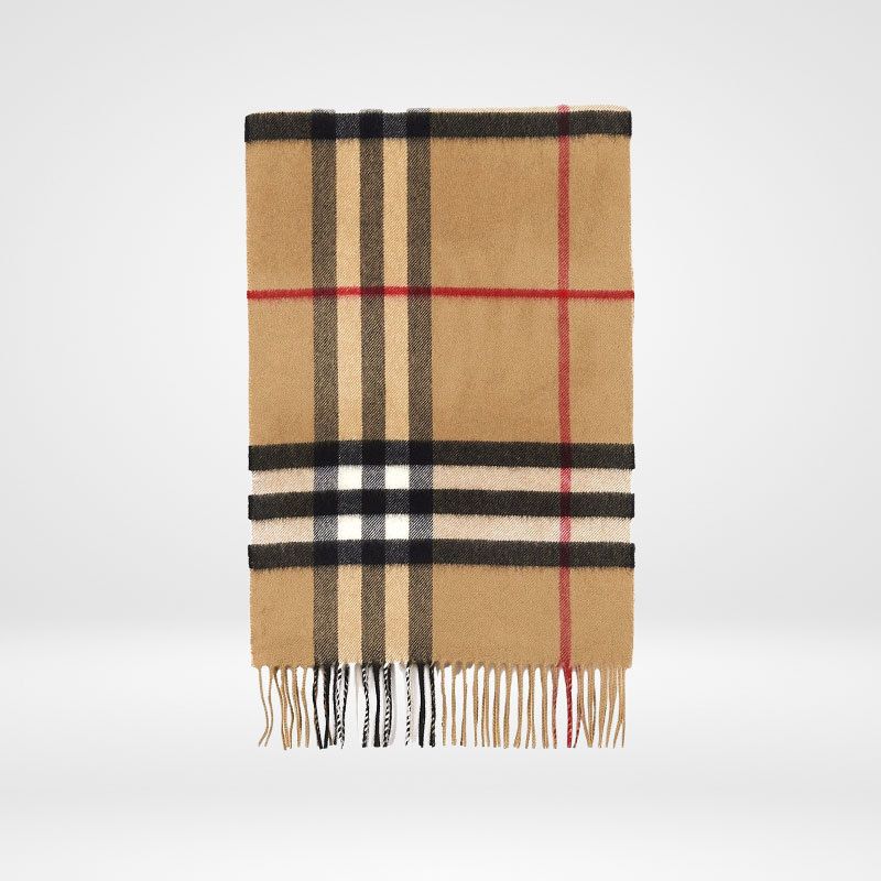 BURBERRY Check Cashmere Scarf バーバリー マフラー カシミヤ