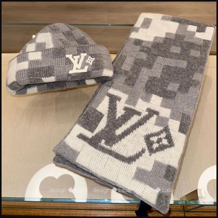 ◇ラグジュアリー【 Louis Vuitton 】マフラー・ダモフラージュ (Louis