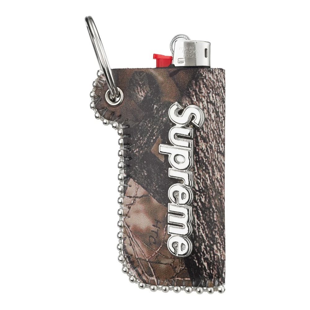 Supreme x B.B. Simon】Leather Lighter Case Keychain☆24FW (Supreme
