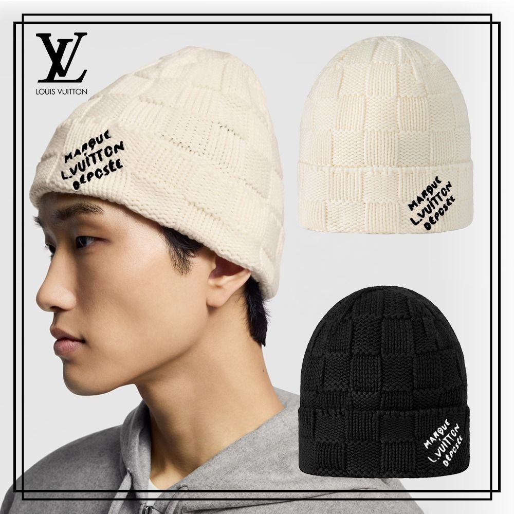 すぐ届く*国内発送【Louis Vuitton】ビーニー ダミエ ヘリテージ