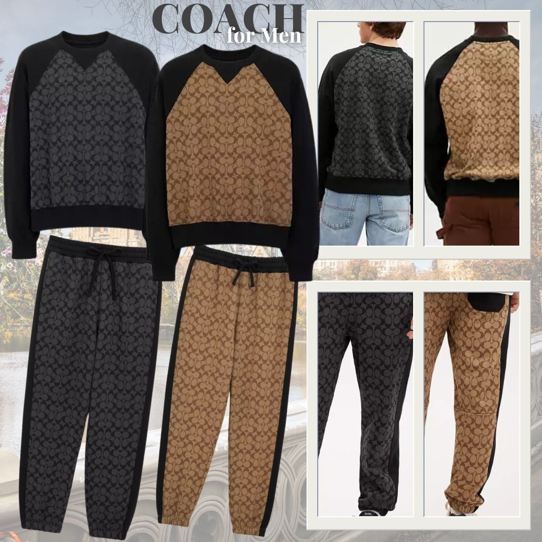 上下セット【COACH】洗練＆都会的☆モノグラム トップ＆ボトム (Coach