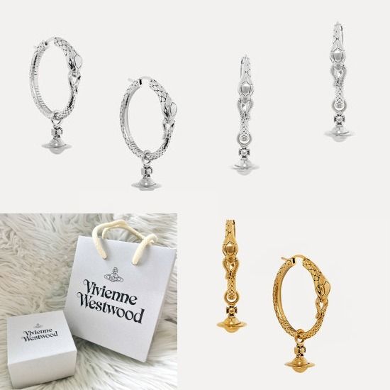 Vivienne Westwood Albane フープ ピアス ヘビ 巳年 限定 (Vivienne