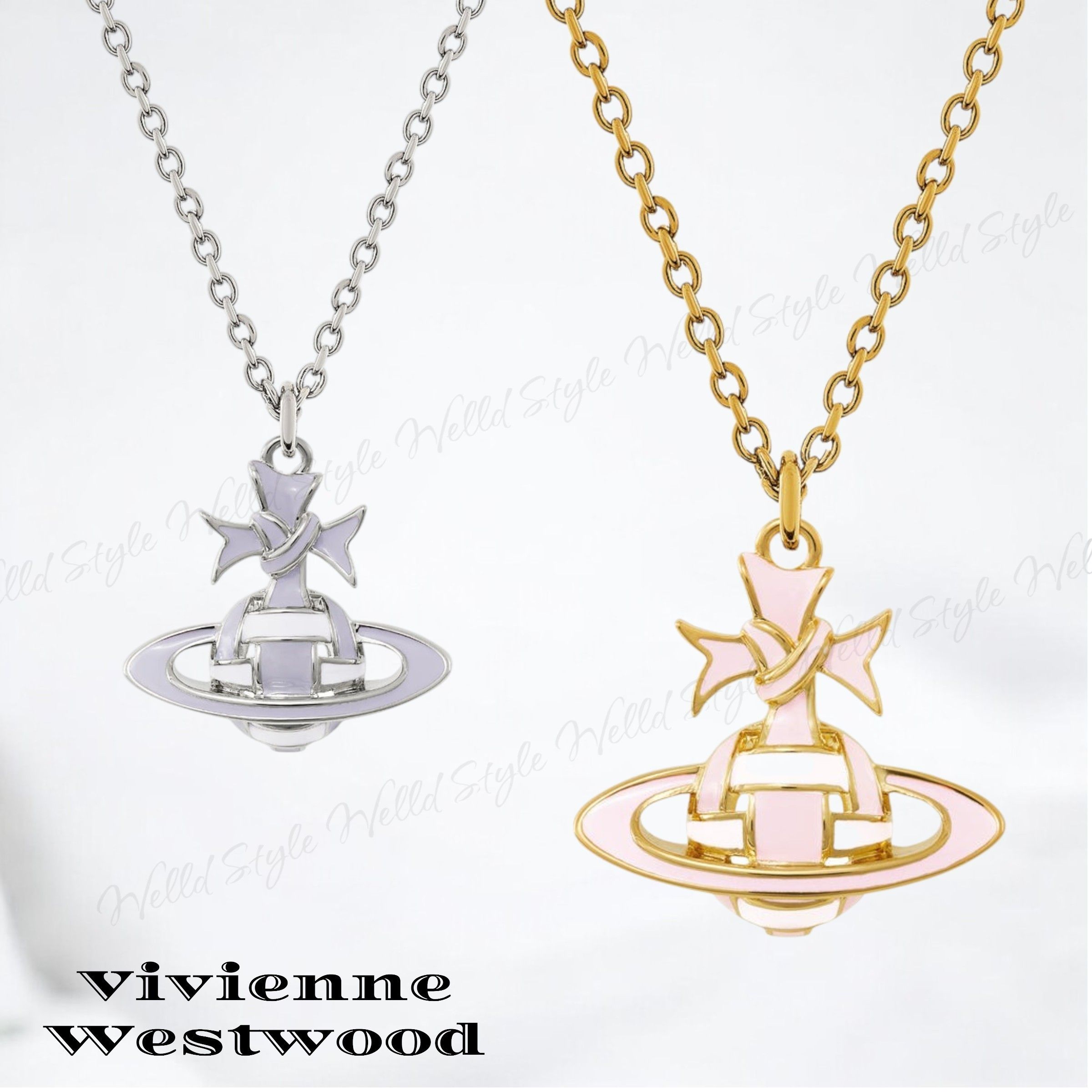 関税・送料込【Vivienne Westwood】Ribbon Bas Reliefペンダント