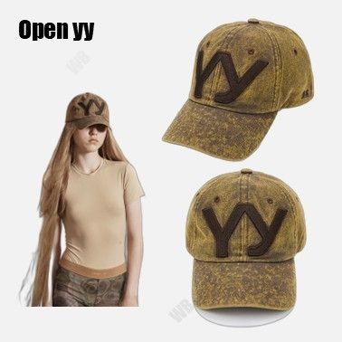 OPEN YY] YY COTTON BALL CAP (YELLOWISH BROWN) ☆送料込☆ (OPEN