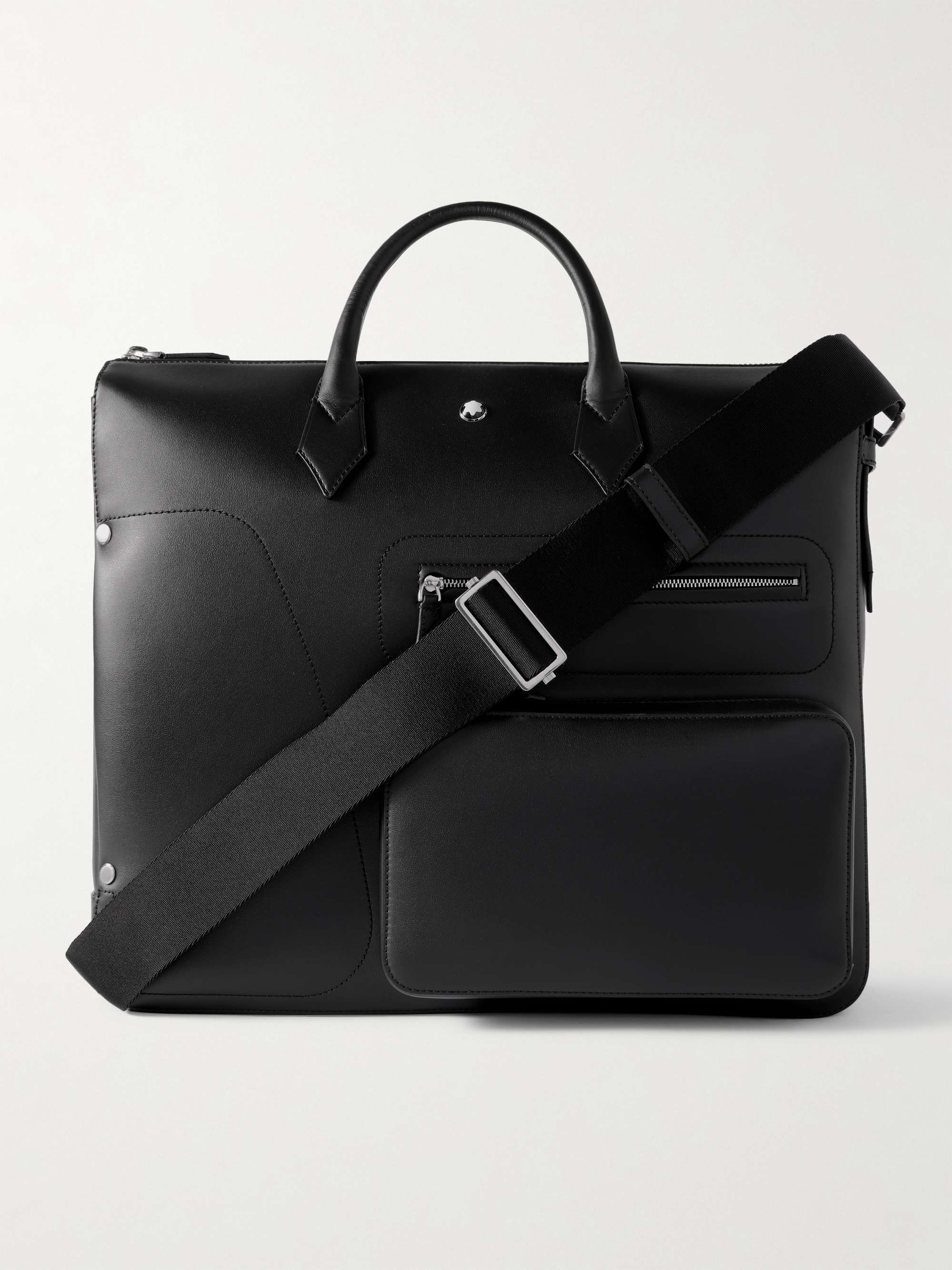 国内発*Montblanc 24/7 レザー 3way ブリーフケース バッグ (Montblanc