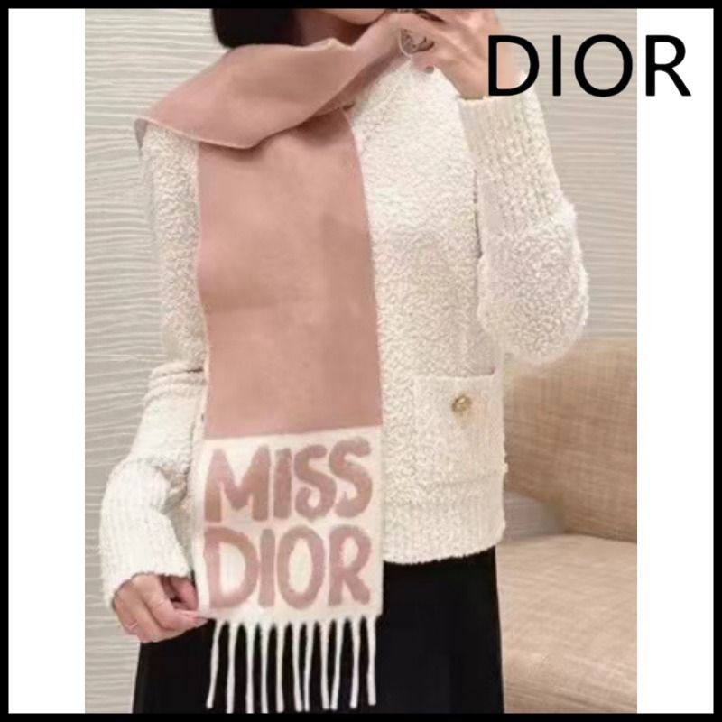 大人気♪プレゼントに！【DIOR】ミスディオール マフラー (Dior