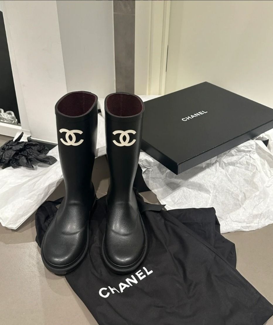 ジェニちゃん愛用♡】CHANEL レインブーツ (CHANEL/レインブーツ