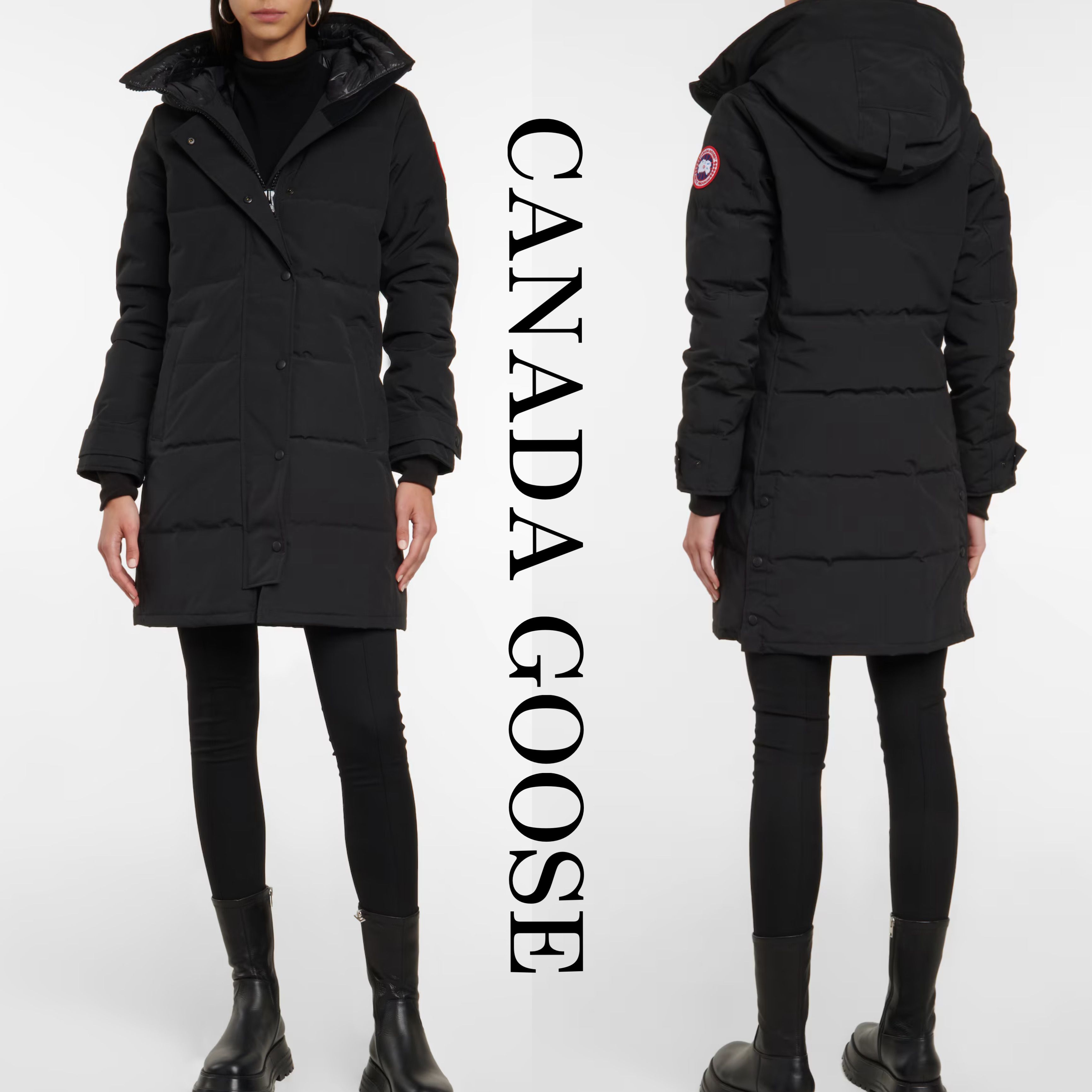 Canada Goose* ダウンパーカージャケット シェルバーン ブラック