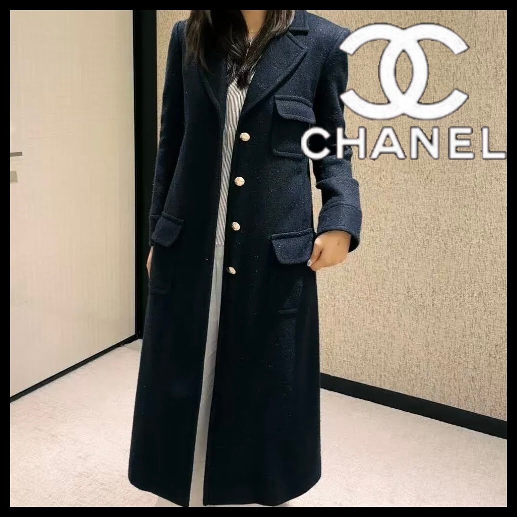 大人気♡】CHANEL ロングコート ウールツイード (CHANEL/コート