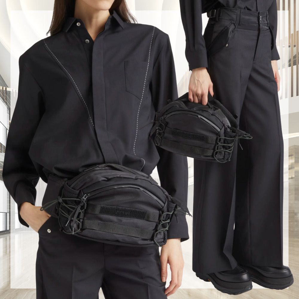 機能性も抜群【sacai】Hike Tech Canvas ベルトバッグ (sacai
