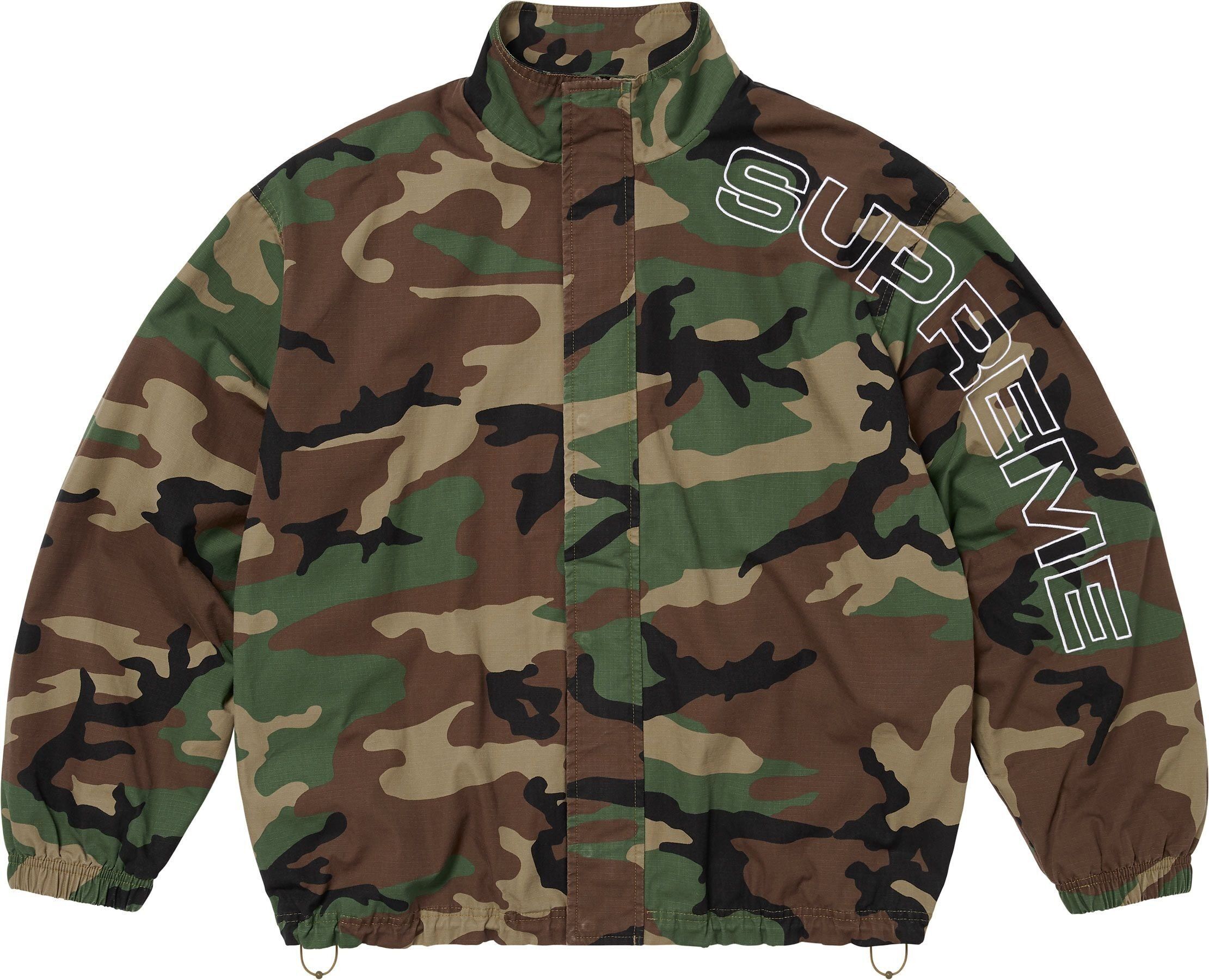 Supreme Spellout Embroidered Ripstop Track Jacketジャケット