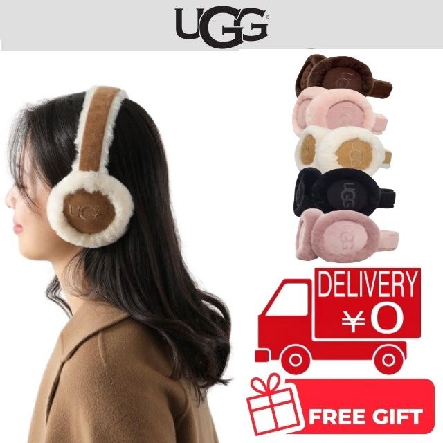 UGG】 Embroidered Logo Earmuff (UGG/イヤーマフ) 20955-BLK【BUYMA】