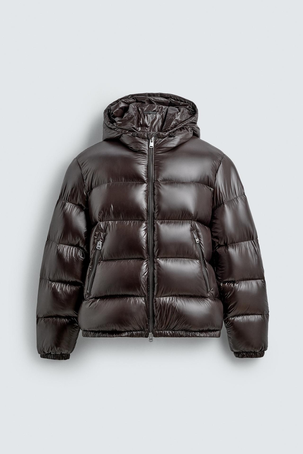 ZARA】撥水加工100％フェザーダウンジャケット 3411/510/800 (ZARA