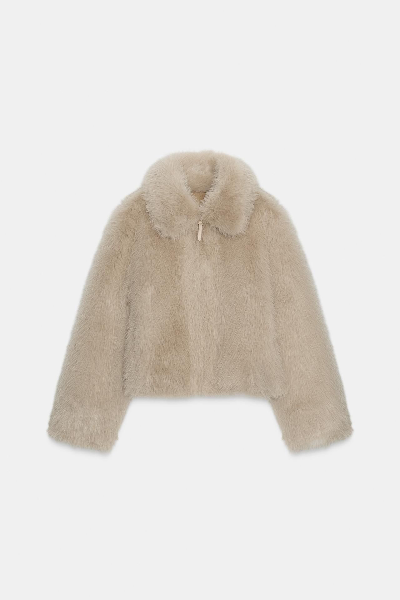 ZARA】ダブルフェイス フェイクファージャケット (ZARA/ムートン