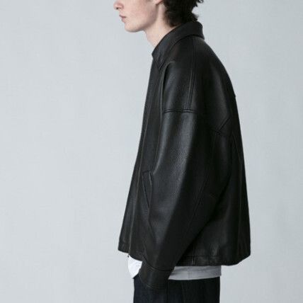 JERROD PAHL×RHC】ロンハーマン カウレザー ジャケット (Ron Herman