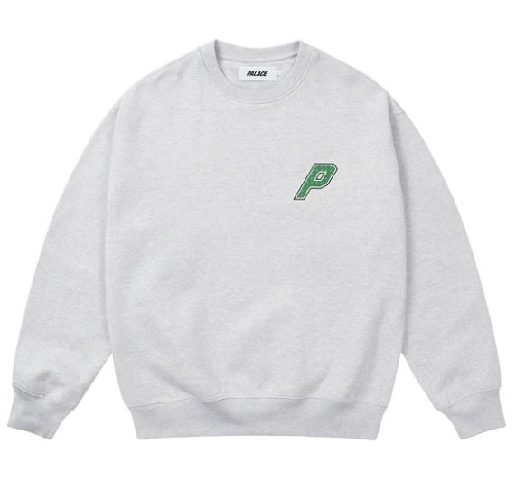 ☆25AW☆Palace COLLEGIATE P3 CREW (Palace Skateboards/スウェット