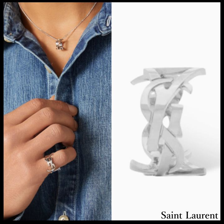◇Saint Laurent◇カサンドラ リング YSLモノグラムツイスト (Saint